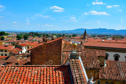 Preview: Panorama On Top Of The Tower Of The Cathedral Of Pistoia