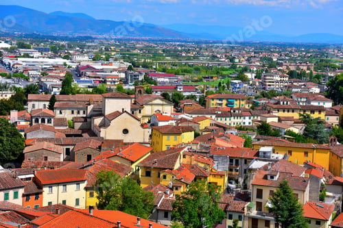 Preview: Panorama On Top Of The Tower Of The Cathedral Of Pistoia