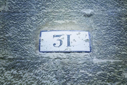 Preview: Number Thirty-One Written On The Front Door, Construction