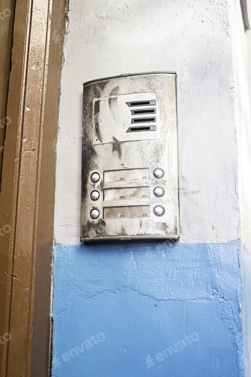 Preview: Intercom Metal House Building Entrance