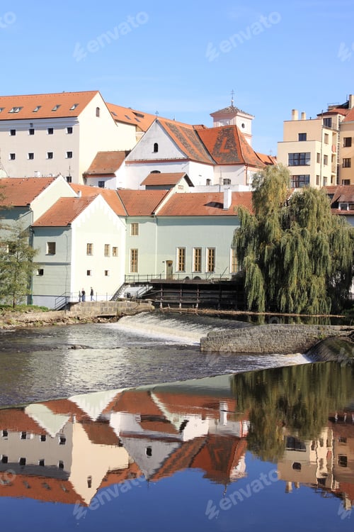 Preview: The Autumn Medieval Town Pisek In Czech Republic