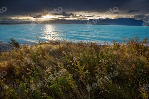 Preview: Amazing Natural Landscapes In New Zealand. Mountains Lake.