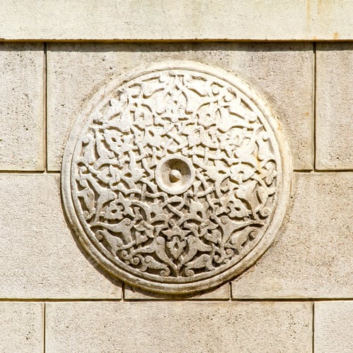 Preview: Detail Of Antique Decorative Stone Building Facade
