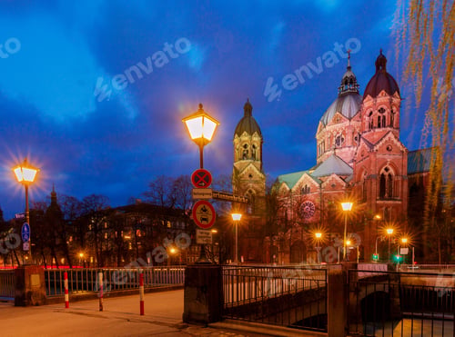 Preview: Munich. Church Of St. Luke.