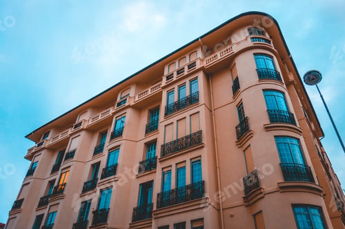 Preview: Big And Expensive Corner Building From The Low Angle View