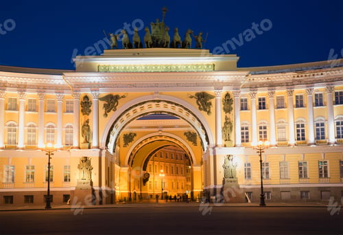 Preview: At The Arch Of The General Staff Of The Summer Night. St. Petersburg
