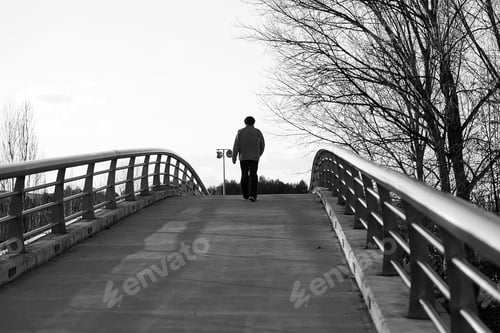 Preview: Man Running In Park, Sport And Training