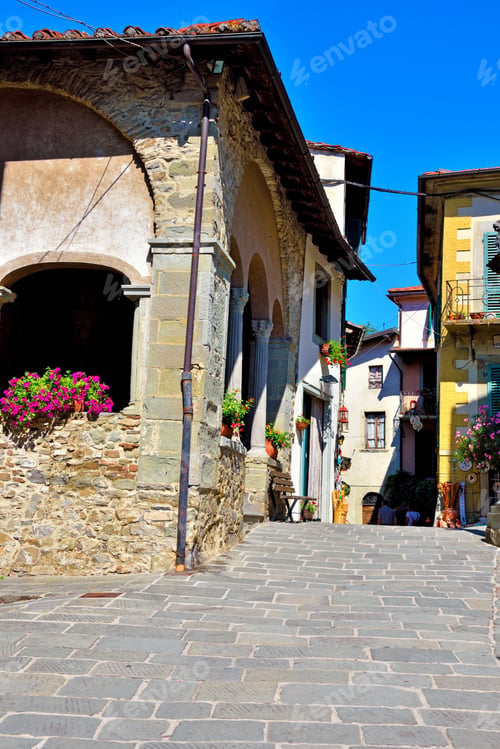 Preview: The Medieval Village Of Cutigliano, Tuscany, Italy