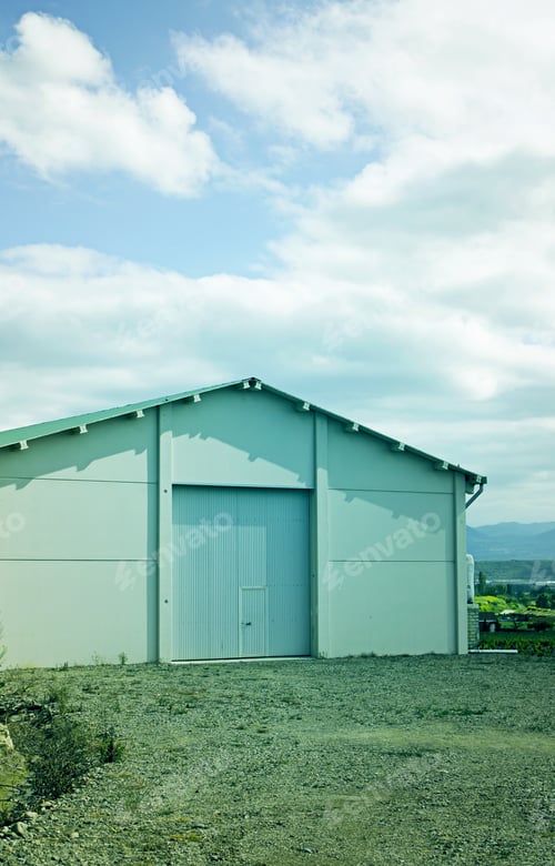 Preview: White Building Built In Outdoor Nature, Construction And Architecture