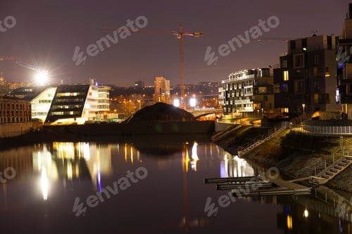 Preview: Holesovice Above River Vltava, The Most Cool District Of Prague, And Its Harbor, Czech Republic