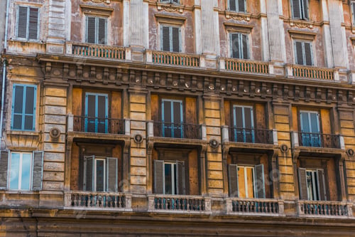 Preview: Detailed View Of Old House Facade