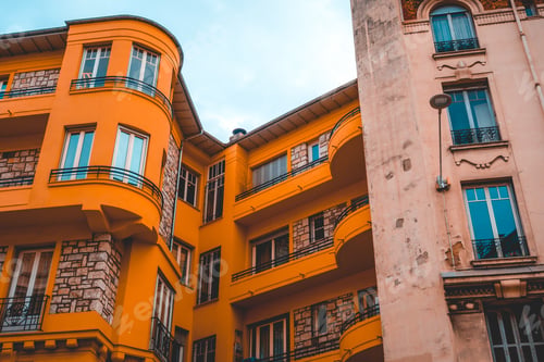 Preview: Orange Houses At Nice, France