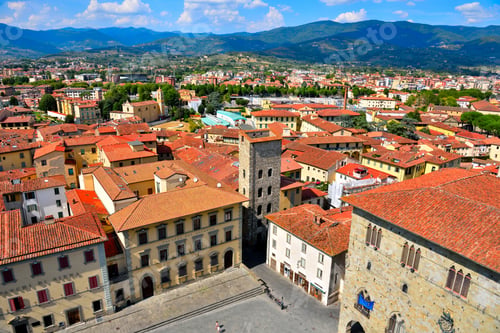 Preview: Panorama On Top Of The Tower Of The Cathedral Of Pistoia