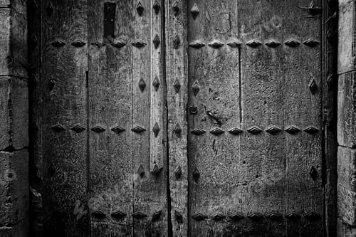 Preview: Aged Wooden Door Lock, Construction