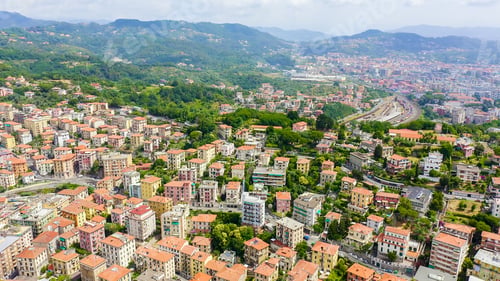 Preview: La Spezia, Italy. View Of The City, Mountains, Aerial View