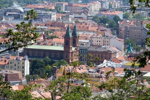 Preview: Summer Prague City From The Hill Petrin, Czech Republic