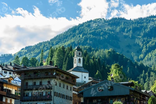 Preview: Typical Houses And Churches Of The Mountain Village Of Sauris