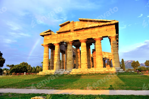 Preview: The Temple Of Neptune It Was Built In The Doric Order Around 460–450 Bc Paestum Italy