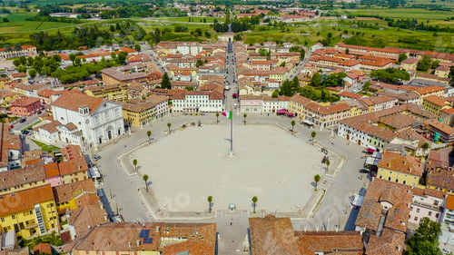 Preview: Palmanova, Udine, Italy. An Exemplary Fortification Project Of Its Time Was Laid Down In 1593