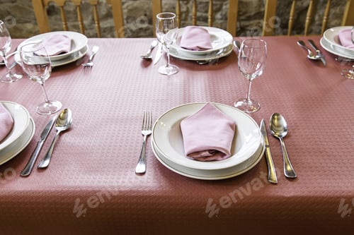 Preview: Restaurant Prepared Table, Celebration And Event