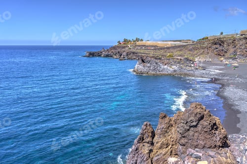 Preview: La Palma Island Coastline, Spain, Hdr Image