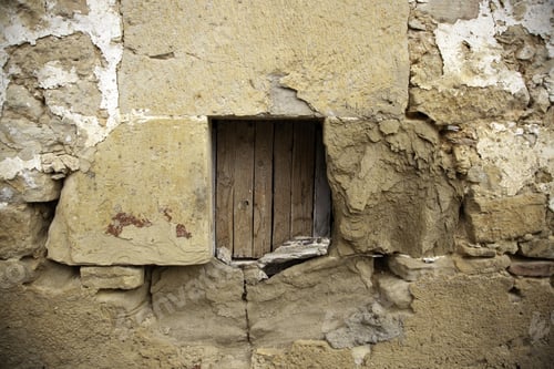 Preview: Window With Iron Bars, Construction And Architecture, Houses