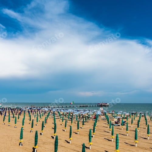Preview: The Beach And The Pier Of Lignano Pineta
