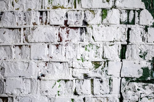 Preview: Broken Wall In Urban Street, Construction And Architecture