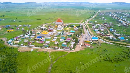 Preview: Ivolginsky Datsan. Buddhist Temple Located In Buryatia, Russia. Was Opened In 1945 As The Buddhist