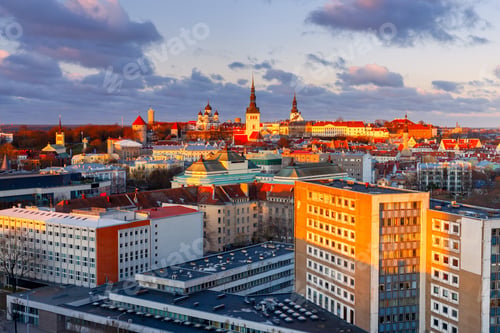 Preview: Tallinn. The Alexander Nevsky Cathedral On Toompea Hill.