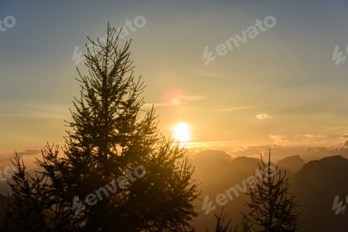 Preview: Sunset On Mount Lussari.