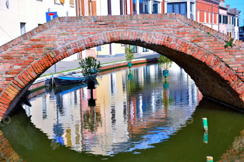 Preview: Small Italian Town Comacchio Also Known As "The Little Venice", Emilia Romagna Region, Province Of