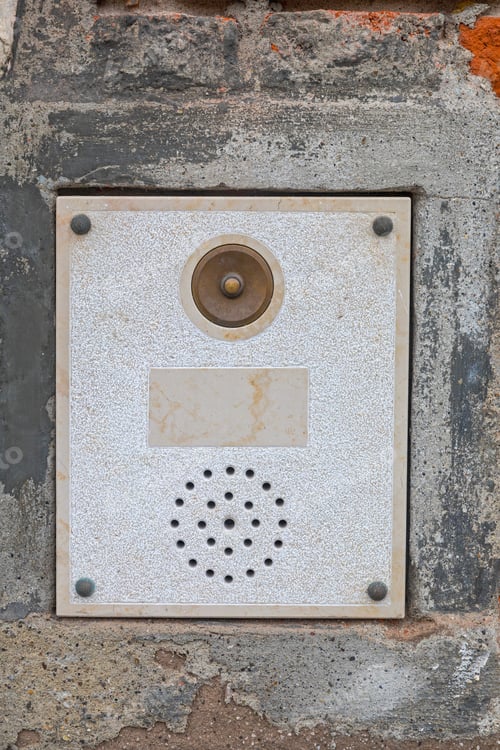 Preview: Door Bell With Speaker In Venice Italy