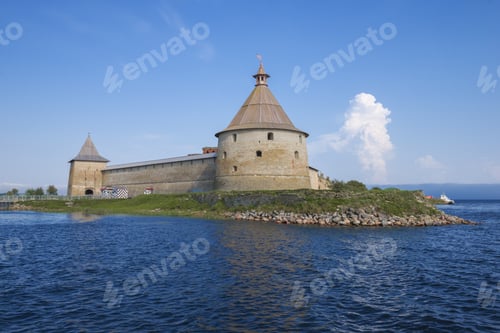 Preview: At The Ancient Fortress Oreshek On A Sunny September Day. Leningrad Region, Russia