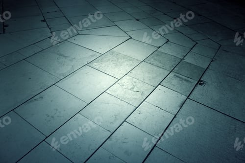 Preview: Urban Street Painted Floor Tiles, Construction