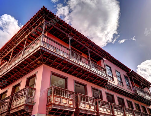 Preview: Traditional Housing In Puerto De La Cruz, Tenerife, Canary Islands