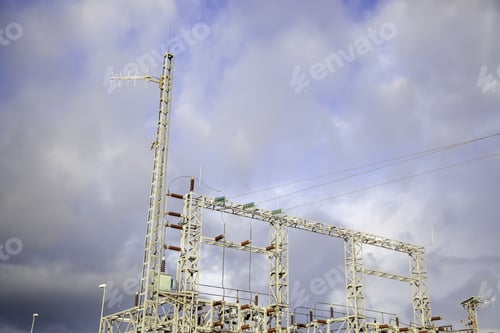 Preview: Electric Tower Energy, Construction And Architecture, Industrial Landscape