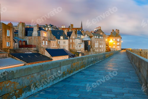 Preview: Saint Malo. The Old Fortress Wall.