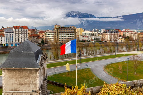 Preview: Grenoble. Aerial View Of The City.