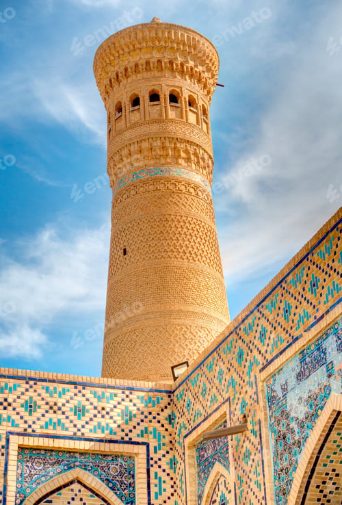 Preview: Kalan Mosque, Bukhara, Uzbekistan, Hdr Image