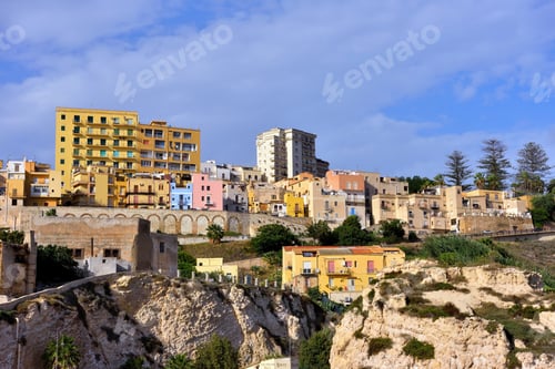 Preview: Panorama Of The Historic Center Of Sciacca Sicily Italy