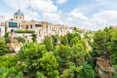 Preview: Massafra And Its Ravines. Houses Built In The Rock. Puglia To Discover. Italy