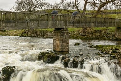 Preview: Bridge Over The River Wharfe At Grassington