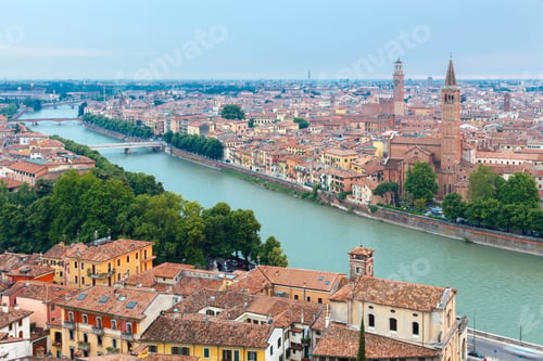 Preview: View Of Verona From The Top Of The Hill Of St. Peter.
