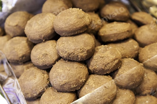 Preview: Chocolate Biscuits And Pastries In Bakery, Sweets And Food