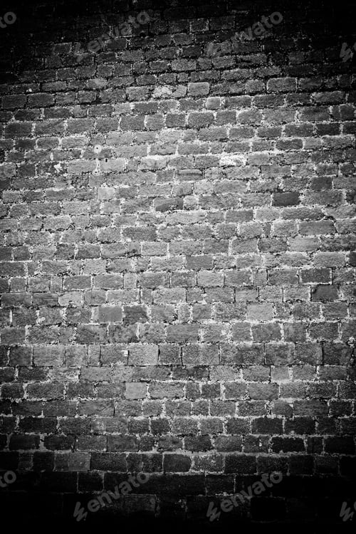 Preview: Exterior Brick Wall In Urban Street, Construction And Architecture