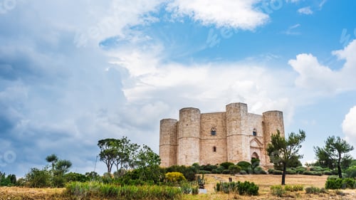 Preview: Castel Del Monte, A 13Th Century Fortress Built By The Emperor Of The Holy Roman Empire, Frederick