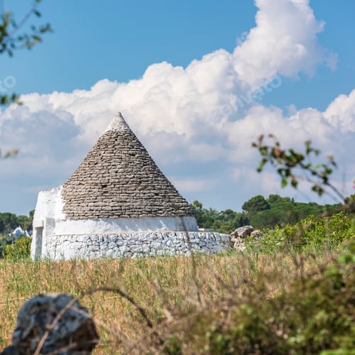 Preview: Trulli In The Itria Valley. Puglia, Italy.