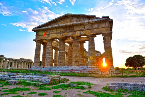 Preview: The Temple Of Neptune It Was Built In The Doric Order Around 460–450 Bc Paestum Italy