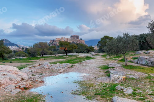 Preview: Athens. The Parthenon On The Acropolis.